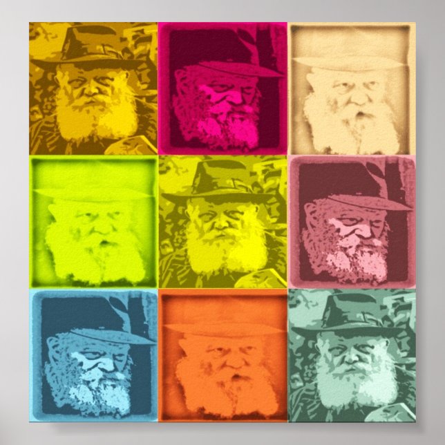 Rebbe Pop Art Poster (Front)