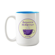 Rebecca McKinnon Mystery Author Logo Mug