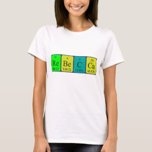Rebecca periodic table name shirt