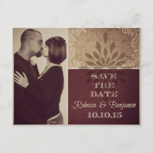 Rebecca Save Date Announcement Postcard