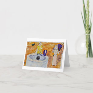 Rebekah At The Well Thank You Card