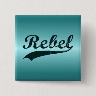 Rebel 15 Cm Square Badge