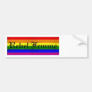 Rebel Femme Bumper Sticker