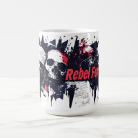  "Rebel Forever" - Edgy Skull Graphic Design