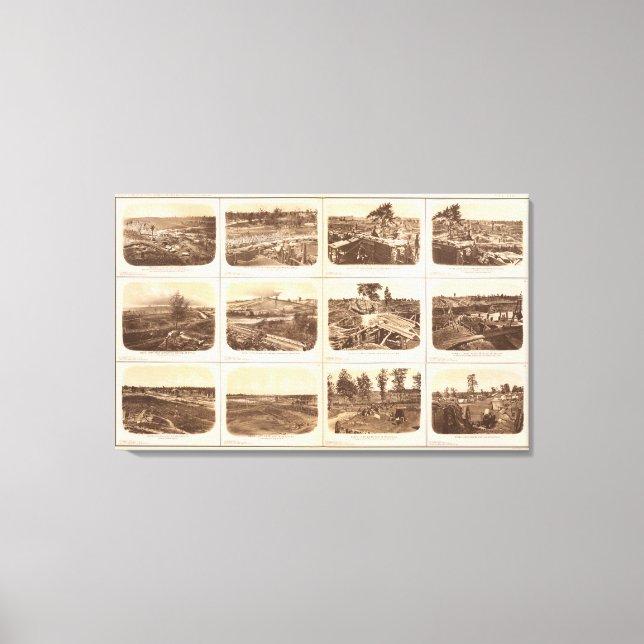 Rebel lines, Atlanta, Ga Canvas Print (Front)