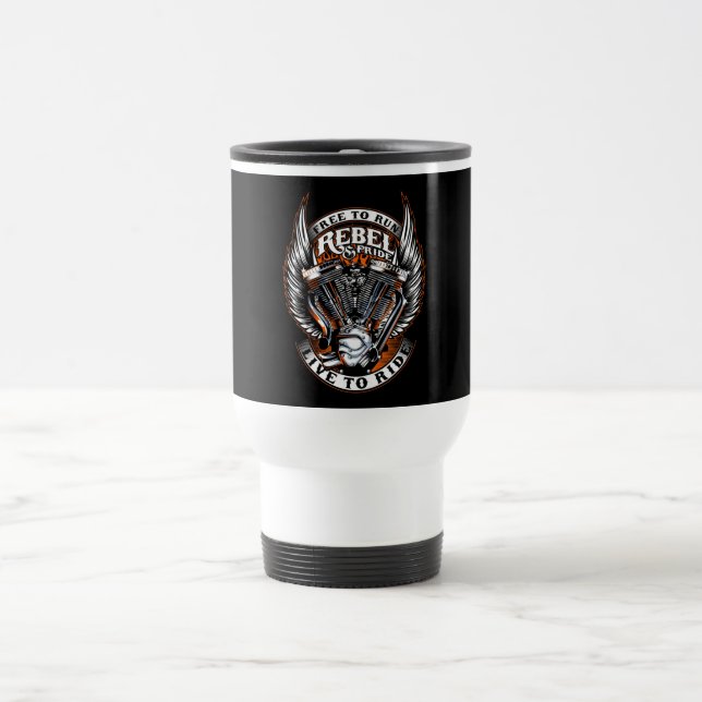 Rebel Live to Ride Travel Mug (Center)
