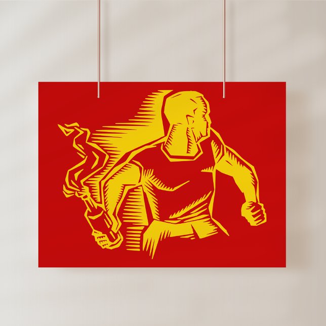 Rebel, Molotov Cocktail, Riots, Communist Style Poster (Creator Uploaded)