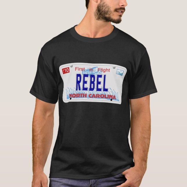 Rebel - NC Plate T-Shirt (Front)