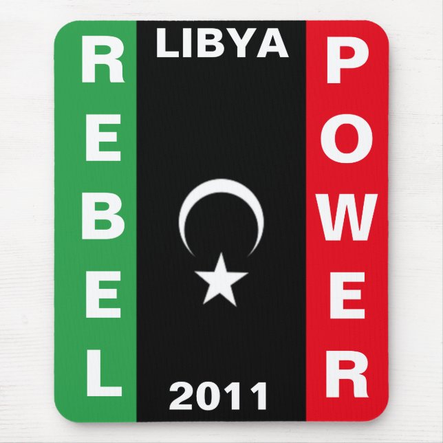 REBEL POWER LIBYA 2011 MOUSE MAT (Front)