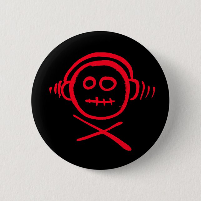 Rebel Radio pin badge! (Front)