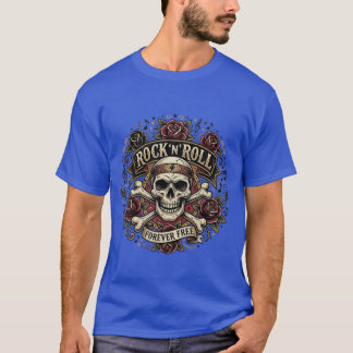 Rebel Rhythm | Skull & Roses Tattoo Graphic Tee