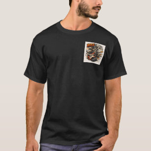 Rebel Rhythms: Rock & Roll Skull Guitar Tee