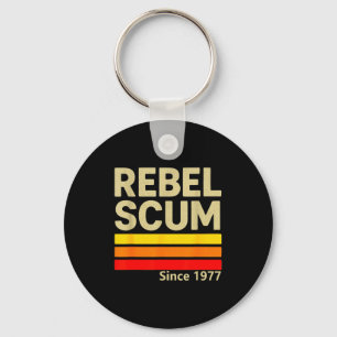 Rebel S Since 1977 Clic Retro Iconic Vintage Sayin Key Ring