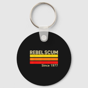 Rebel S Since 1977 Clic Retro Iconic Vintage Sayin Key Ring