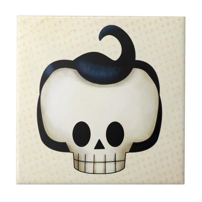 Rebel Skull Tile (Front)