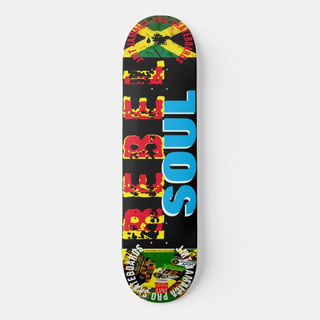 REBEL SOUL 8 1/4" Skateboard Deck (Front)