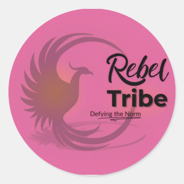 Rebel Tribe Phoenix Logo Sticker (Front)