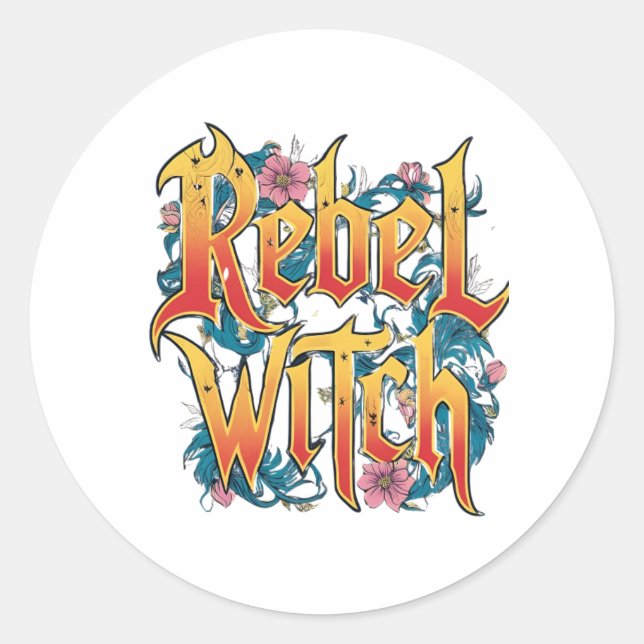 Rebel Witch Sticker (Front)