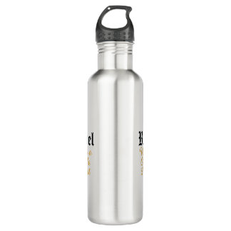 Rebel With a Gentle Heart Typography Design 710 Ml Water Bottle