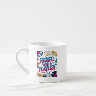 Rebel With A Playlist – Retro Music Lover Espresso Cup