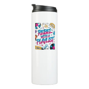 Rebel With A Playlist – Retro Music Lover Thermal Tumbler