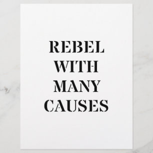 Rebel With Many Causes