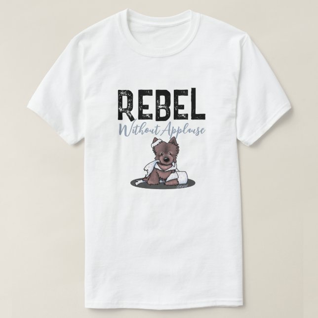 Rebel Without Applause Cairn T-Shirt (Design Front)