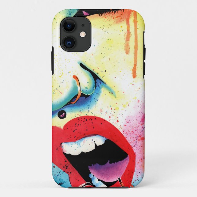 Rebel Yell - Pop Art Portrait Case-Mate iPhone Case (Back)