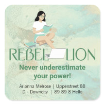 Rebellion Reading – Thank You Card for Book Lovers