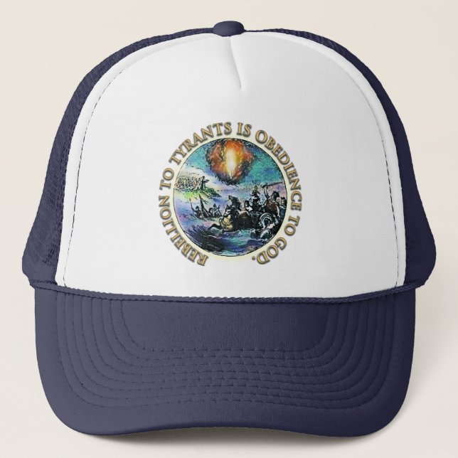 Rebellion to Tyrants Gold Text Hat (Front)