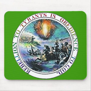 Rebellion To Tyrants Thomas Jefferson Great Seal Mouse Mat