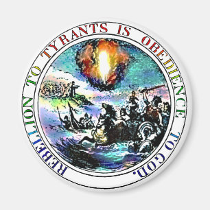 Rebellion To Tyrany Thomas Jefferson Great Seal Magnet