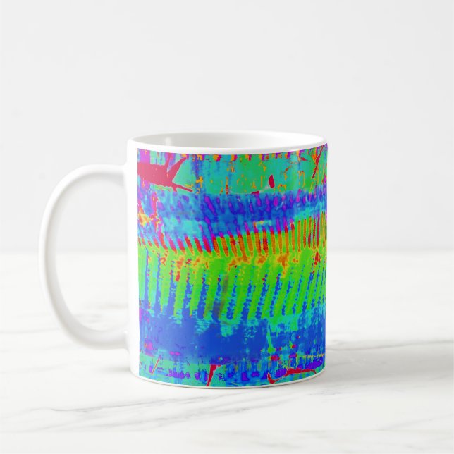 "rebellious acquisition of massive capital" coffee mug (Left)