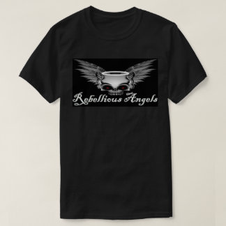 REBELLIOUS ANGELS MC LOGO T SHIRT