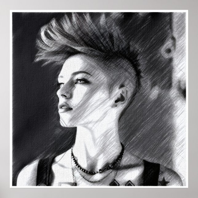 Rebellious elegance: profile of a bold soul. poster (Front)