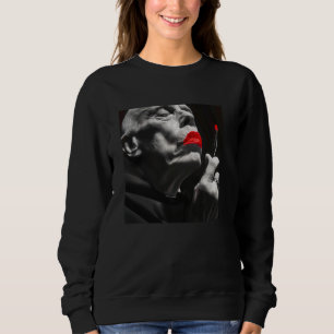 rebellious priest with lipstick, rebellious priest sweatshirt