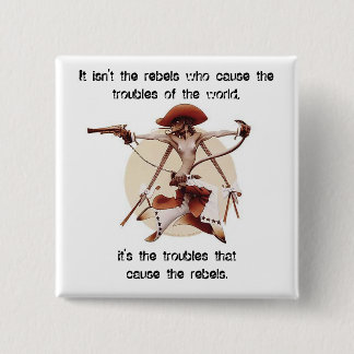 Rebels 15 Cm Square Badge