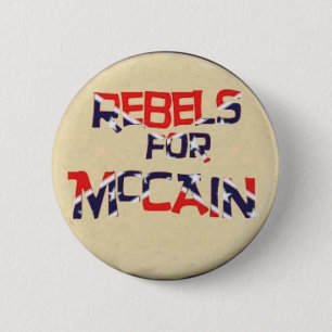 Rebels for McCain Button