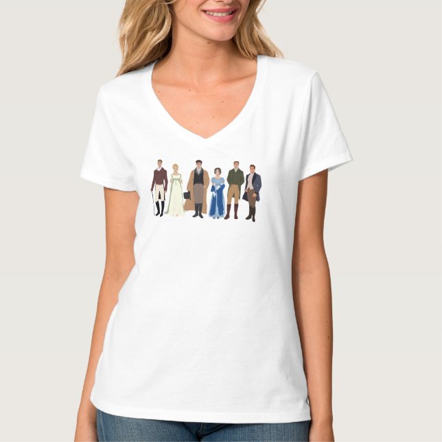 Rebel's Graphic V-neck T-Shirt (Front)