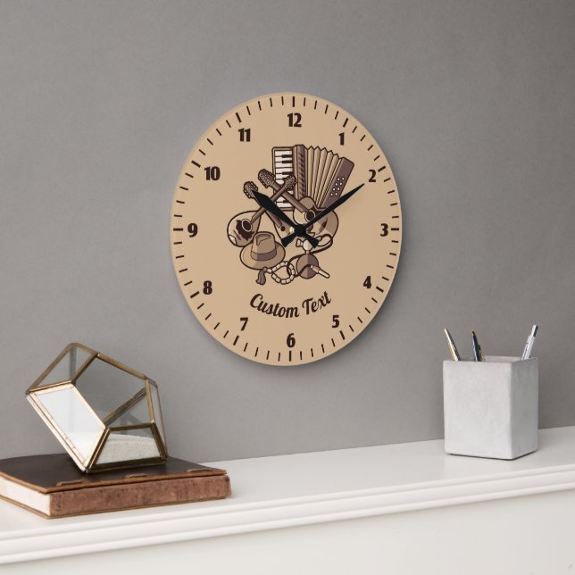 Rebetiko Icons Clock (Office)