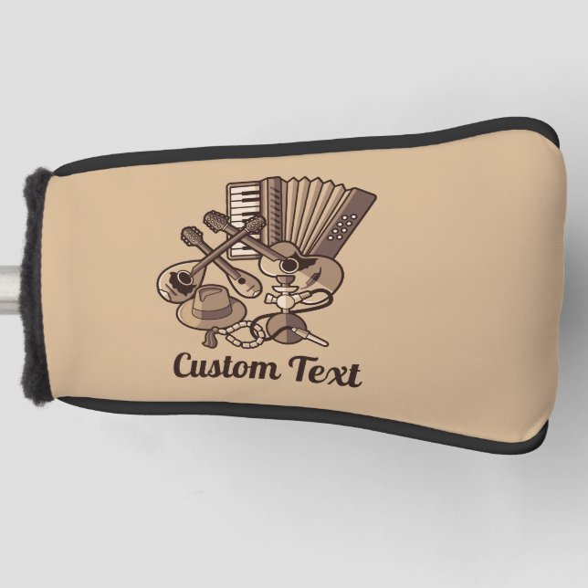 Rebetiko Icons Golf Head Cover (Front)