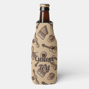 Rebetiko Pattern Bottle Cooler