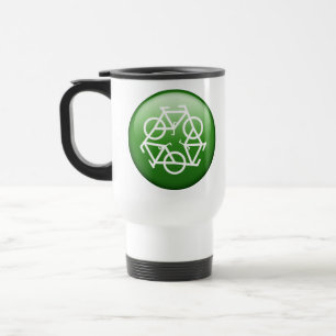 ReBicycle Green Travel Mug