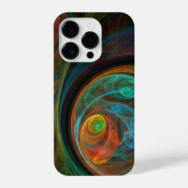 Rebirth Abstract Art iPhone Case (Back)