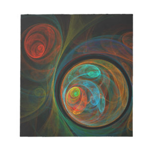 Rebirth Abstract Art Notepad