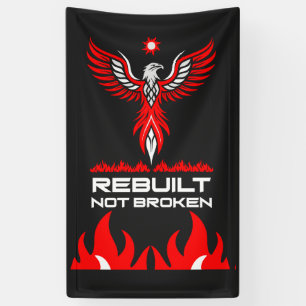 Rebirth And Strength Phoenix Banner