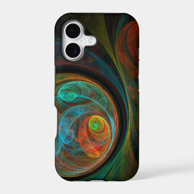 Rebirth Blue Abstract Art (Back)