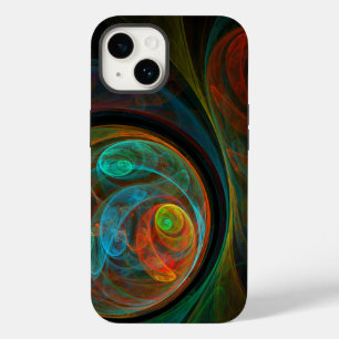 Rebirth Blue Abstract Art Case-Mate iPhone 14 Case