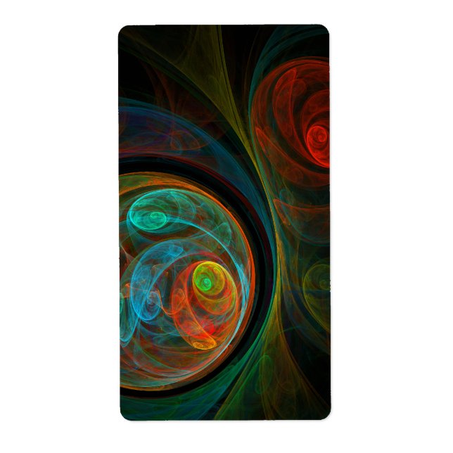 Rebirth Blue Abstract Art Fractal (Front)