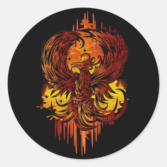 Rebirth Graduation  Classic Round Sticker (Front)